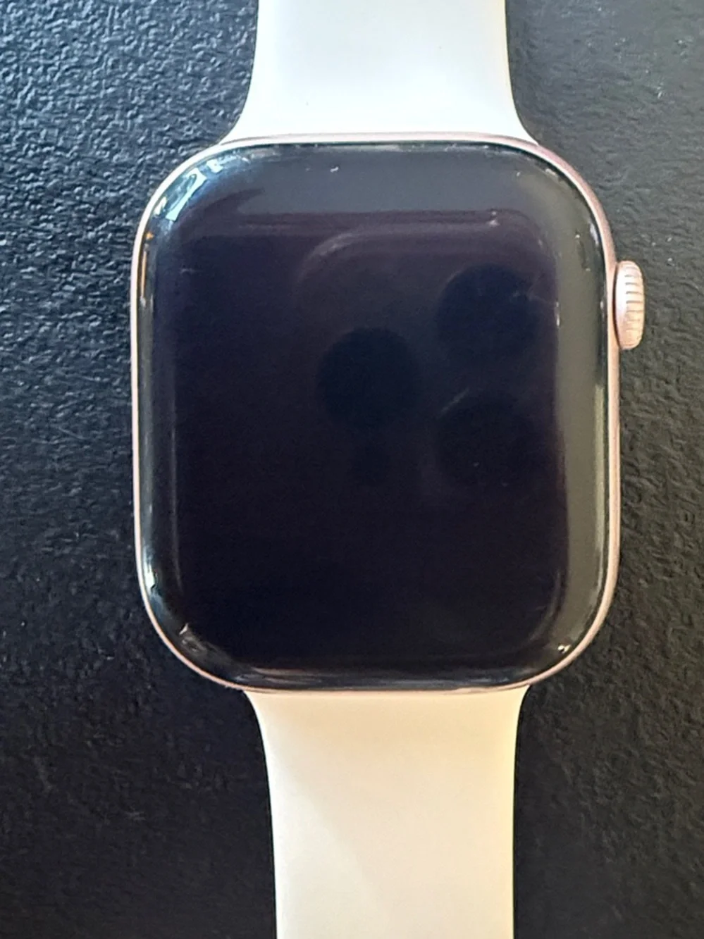 Apple Watch Series 10 GPS Rose Gold Aluminum Case with White Sport Band - Picture 2 of 5
